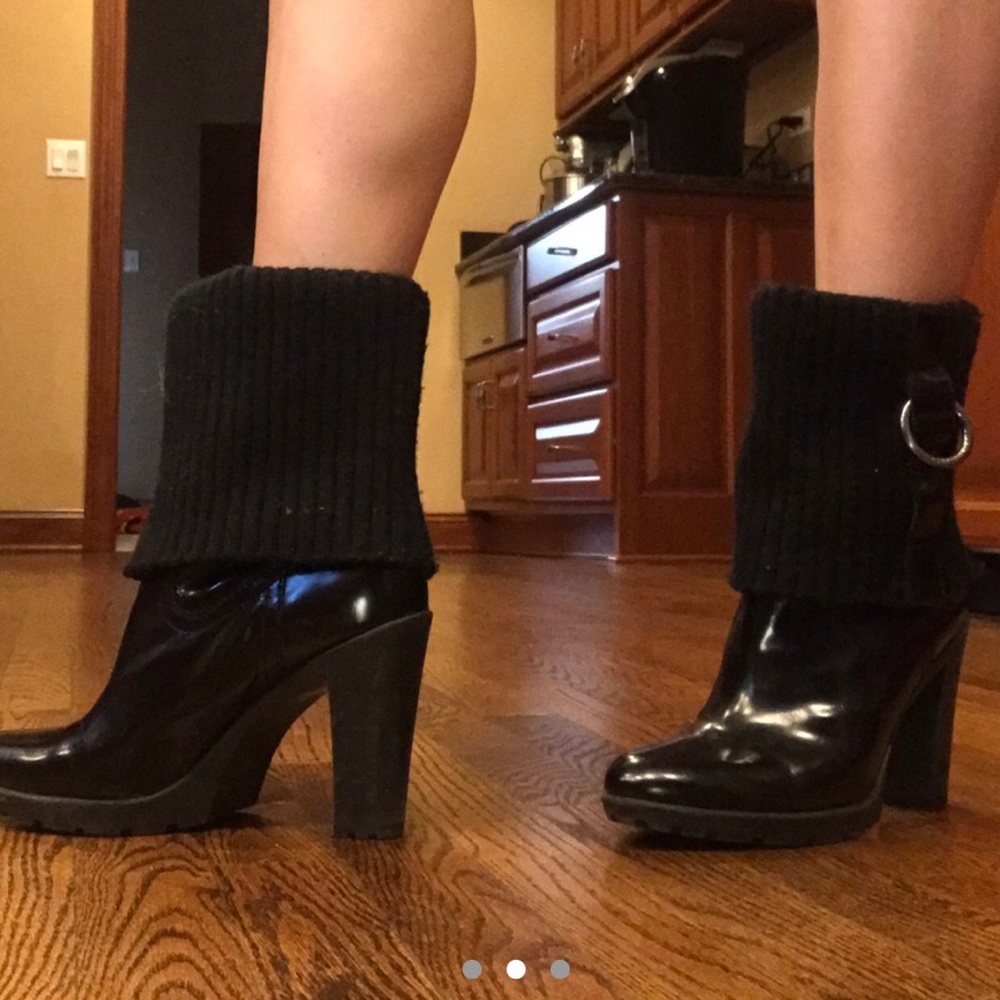 Guess Black Heels/Boots